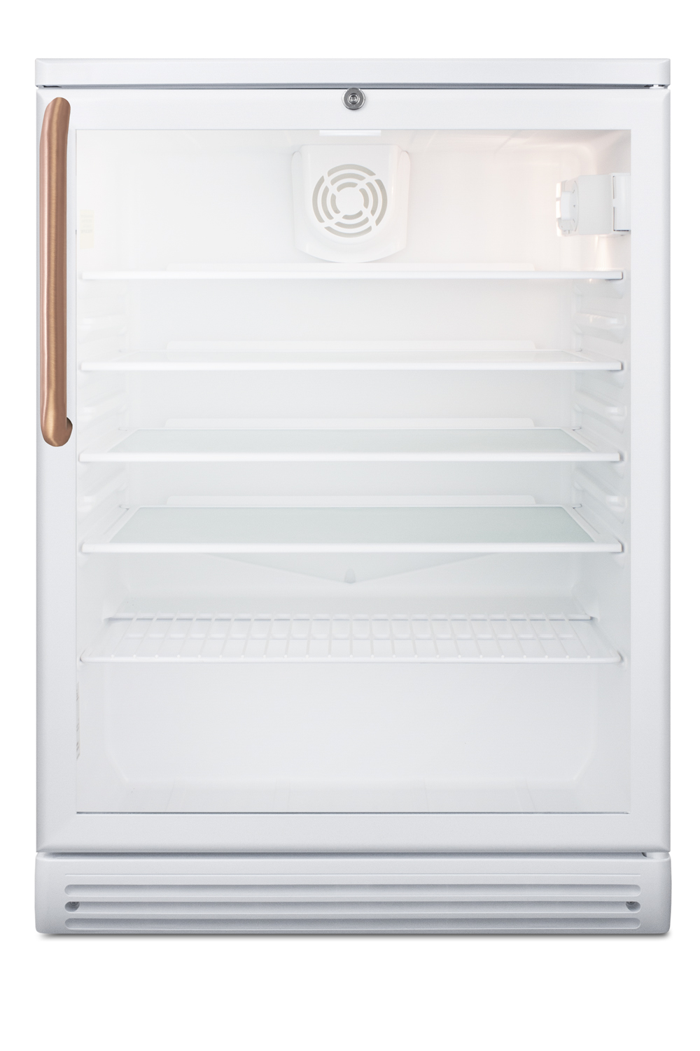 Commercially listed 5.5 cu.ft. counter height beverage center in a 24